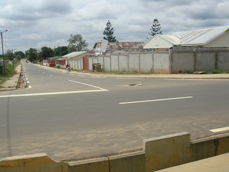 Avenue de la Gendarmerie à Owando