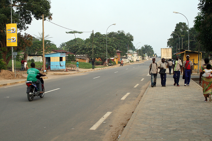 Avenue Marien Ngouabi à Owando