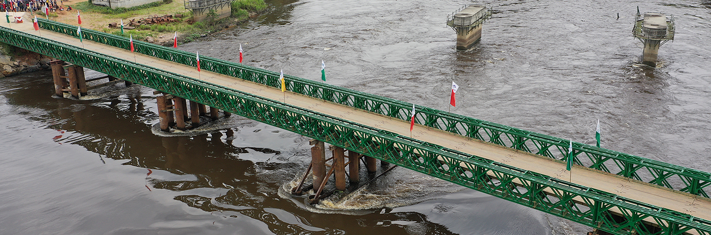 Le pont sur la rivière Likouala-Mossaka ouvert à la circulation